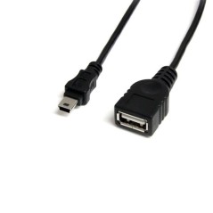 Køb StarTech.com 1 ft Mini USB 2.0 Kabel - USB A til Mini B - Høj Kvalitet, Fleksibel og Holdbar - Ideel til Tilslutning af Enhe