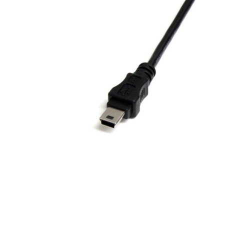 StarTech.com 1 ft Mini USB 2.0 Cable - USB A to Mini B F/M - USB cable - USB (F) to mini-USB Type B (M) - USB 2.0 - 1 ft - blac