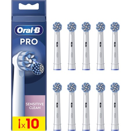 Oral-B Pro Sensitive Clean Børstehoveder Hvid, 10 stk