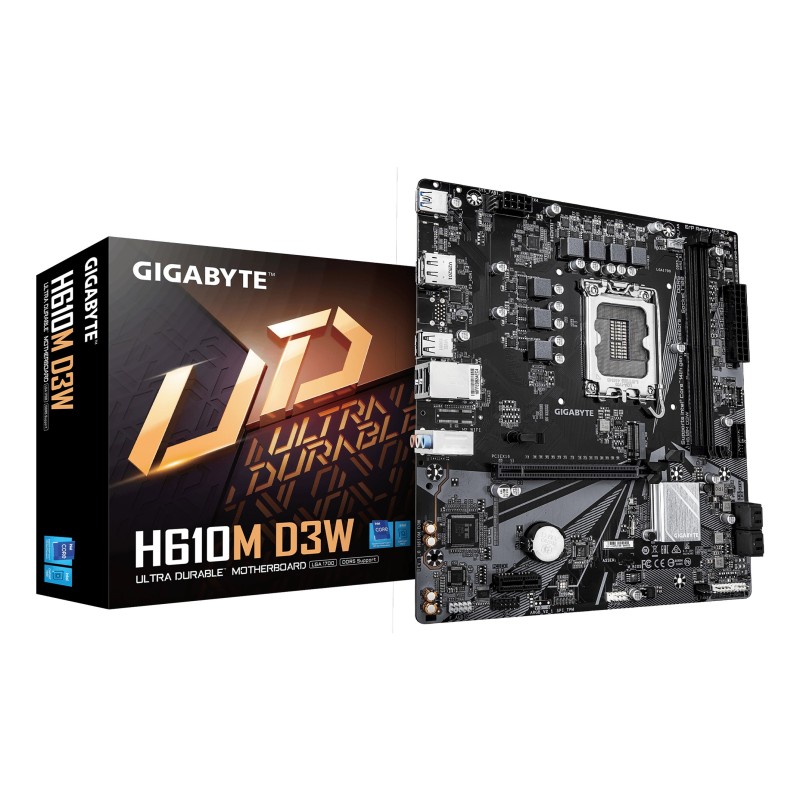 Gigabyte H610M D3W DDR5 Micro-ATX LGA1700 Intel H610
