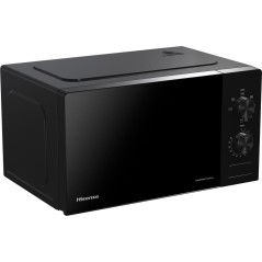 Hisense 741470 Mikroovn - Fritstående 700W 20L Sort - Effektiv Madlavning med Stil