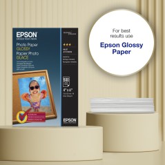 Epson Fotopapir 102 x 152 mm - 500 ark C13S042549 | Perfekt til professionelle udskrifter!