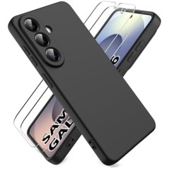 Samsung Galaxy S26 5G Case – Liquid Silicone with 2 Screen Protectors (Compatible Accessory)