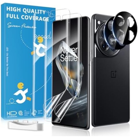 OnePlus 12 Screen Protector – Self-Healing TPU Film, 2-Pack (Compatible Accessory)