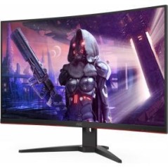 AOC Gaming CQ32G2SE/BK 32" 2K HDMI DisplayPort 165Hz - Optimer dit gaming med fantastisk billedkvalitet!