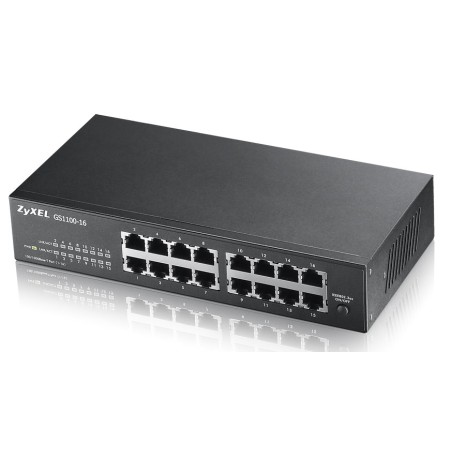 Zyxel GS1100-16 – 16-porte Gigabit Ethernet Switch til Optimal Ydeevne og Pålidelighed