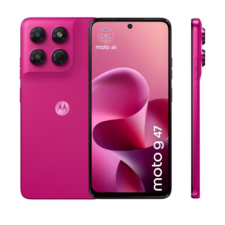 Motorola Moto G47 6.67 128GB Pantone fuchsia rød Rød