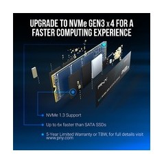 "PNY SSD CS1030 2TB M2 PCI Express NVMe - Lynhurtig Lagerløsning til Din Computer!"