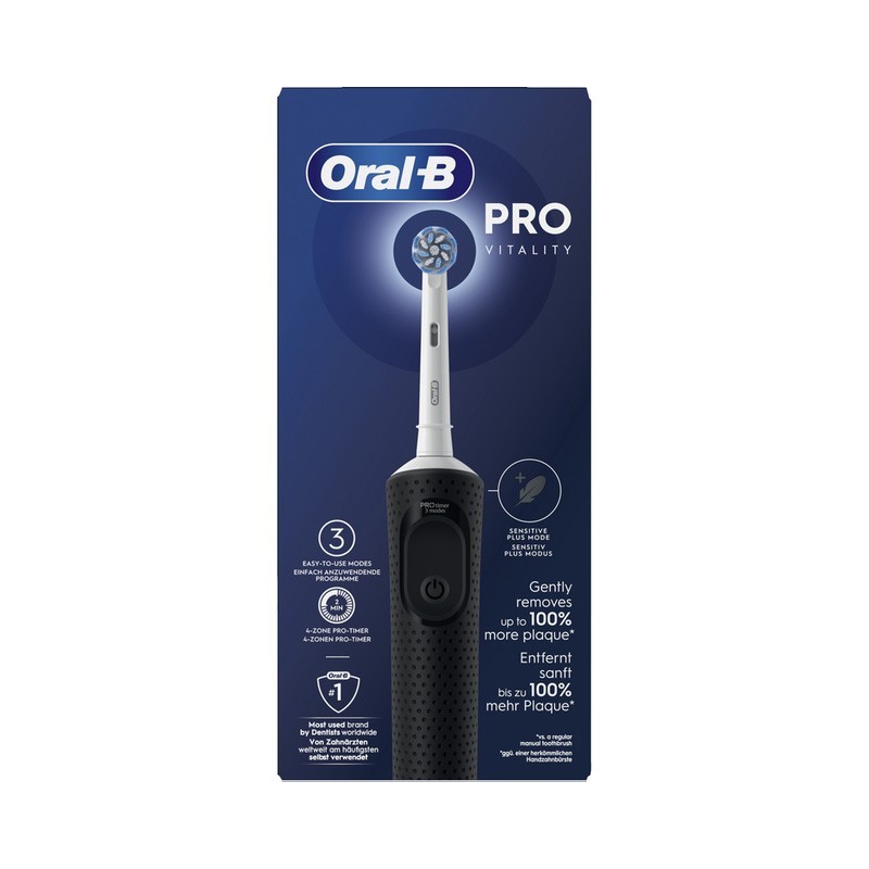 Oral-B Vitality Pro CrossAction Elektrisk Tandbørste Sort