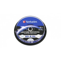 Verbatim M-Disc 10x BD-R DL 50GB - Holdbare, Langtidsholdbare Blu-ray Discs til Sikker Opbevaring!