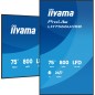 iiyama 75" 3840x2160, 4K UHD VA iiyama 75" 3840x2160, 4K UHD VA