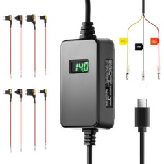 70mai Hardwire Kit UP06 – Type-C fast tilslutning til dashcam, 24/7 parkeringsovervågning