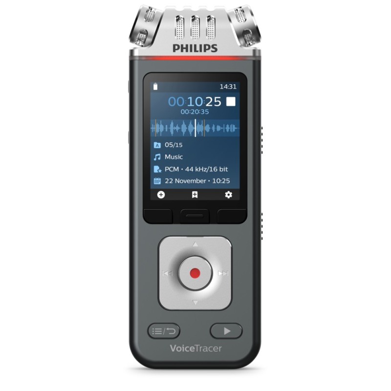 Philips DVT 8115 Stemmeoptager 8GB Philips DVT 8115 Stemmeoptager 8GB