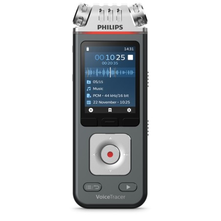 Philips DVT 8115 Stemmeoptager 8GB - Professionel Lydoptagelse og Brugervenlig Design
