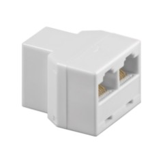 goobay T-Adapter ISDN-splitter Hvid