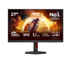 AOC Gaming 27G4ZR 27" Fast IPS - 1920 x 1080 Full HD, HDMI, DisplayPort, 240Hz - Ultimativ Gamingoplevelse!
