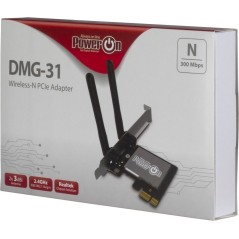 Køb Inter-Tech DMG-31 Netværksadapter PCI Express x1 300Mbps – Hurtig og Stabil Internetforbindelse!
