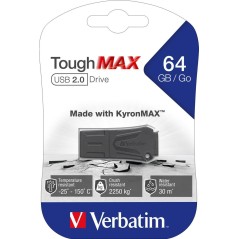 Verbatim ToughMAX 64GB USB 2.0 USB stick Sort