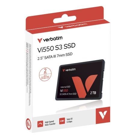 Verbatim SSD Vi550 S3 2TB - Lynhurtig Hastighed & Pålidelig Lagring | 0023942493549