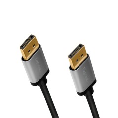LogiLink DisplayPort Kabel 3m - Sort, Høj Kvalitet og Fremragende Ydeevne - Varenr. 4052792062045
