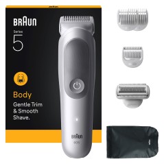 Braun Series 5 BG5550 Kropstrimmer - Præcision og Komfort til Herre - Optimal Pleje og Skånsom Trimning!