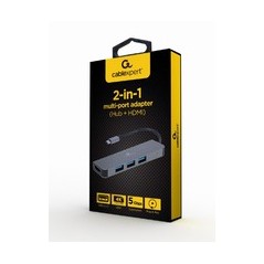 Cablexpert A-CM-COMBO2-01 Dockingstation - Optimal tilslutning og hurtig dataoverførsel - Varenummer: 8716309121446