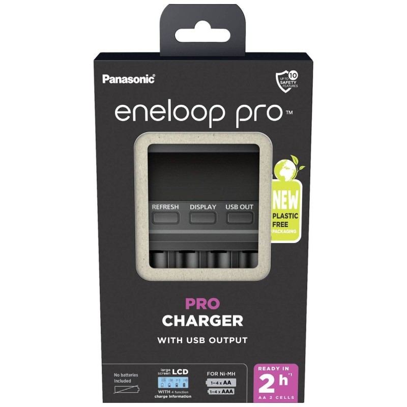Panasonic eneloop BQ-CC65E Batterioplader DC 5V Panasonic eneloop BQ-CC65E Batterioplader DC 5V