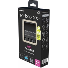 Køb Panasonic Eneloop BQ-CC65E Batterioplader DC 5V - Effektiv, Hurtig og Pålidelig!