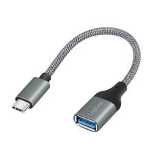"LogiLink USB-adapter 15cm - Sort Gr. | Hurtig, Pålidelig & Kompakt Løsning"