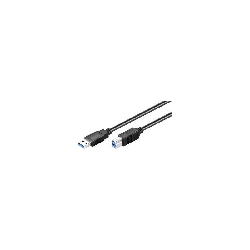 goobay USB-kabel 5m Sort