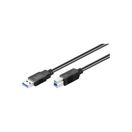 Goobay USB-kabel 5m Sort - Holdbar, Fleksibel & Hurtig Opladning | Varenummer: 4040849961199