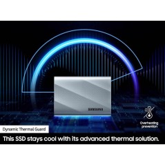 Samsung T9 SSD MU-PK4T0G 4TB USB 32 Gen 2x2 - Hurtig, Pålidelig Lagring til Dine Behov!