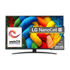 LG Nano81 Series 43NANO81A3A 43" 4K UHD Smart TV - Imponerende billedkvalitet og intelligent underholdning