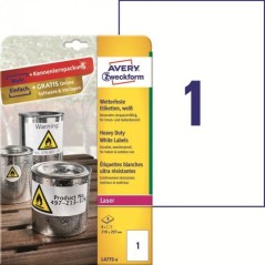 Avery Printer Label White