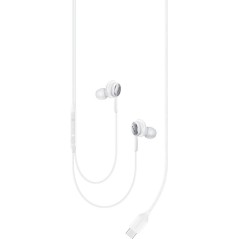Samsung EO-IC100 Kabling Øreproptelefoner - Hvid | Komfortable, Lyd i Høj Kvalitet, Stilfuldt Design