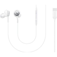 Samsung EO-IC100 Kabling Øreproptelefoner - Hvid | Komfortable, Lyd i Høj Kvalitet, Stilfuldt Design