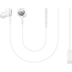 Samsung EO-IC100 Kabling Øreproptelefoner - Hvid | Komfortable, Lyd i Høj Kvalitet, Stilfuldt Design