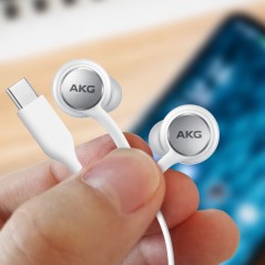 Samsung EO-IC100 Kabling Øreproptelefoner - Hvid | Komfortable, Lyd i Høj Kvalitet, Stilfuldt Design