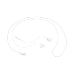 Samsung EO-IC100 Kabling Øreproptelefoner - Hvid | Komfortable, Lyd i Høj Kvalitet, Stilfuldt Design