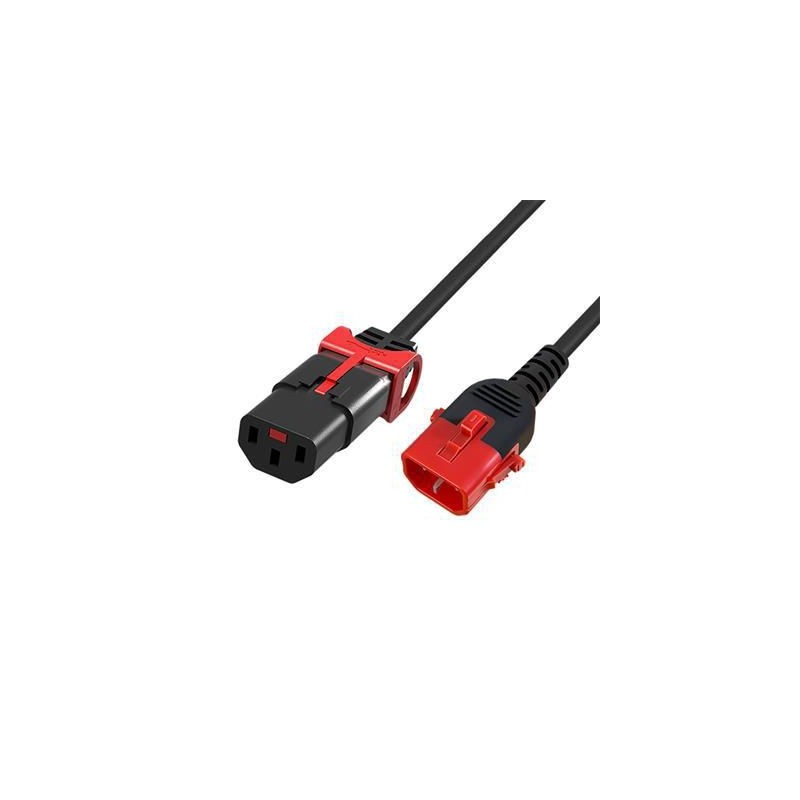 MicroConnect Powercord C13 IEC Lock+ - C14 MicroConnect Powercord C13 IEC Lock+ - C14