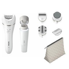Philips 9000 Series BRE770 Epilator - Effektiv Hårfjerning i Elegant Hvid - Varenummer 8720689012348