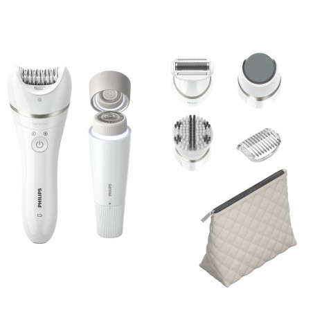 Philips 9000 Series BRE770 Epilator - Effektiv Hårfjerning i Elegant Hvid - Varenummer 8720689012348
