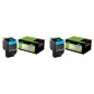 Lexmark 702C Cyan 1000 sider Toner 70C20C0 Lexmark 702C Cyan 1000 sider Toner 70C20C0