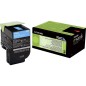 Lexmark 702C Cyan 1000 sider Toner 70C20C0 Lexmark 702C Cyan 1000 sider Toner 70C20C0
