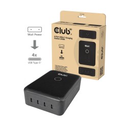 Køb CLUB3D CAC-1933 4xUSB-C - Alsidig Hub med Fremragende Kvalitet & Hurtig Dataoverførsel!