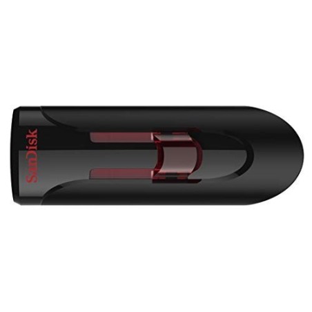 SanDisk UFM 64GB USB CRUZER GLIDE 3.0 64GB 3.2 Gen 1 USB stick Sort