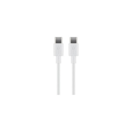 Goobay USB Type-C Kabel 50cm - Hvid, Hurtig Overførsel & Holdbar Kvalitet! Varenummer: 4040849663154