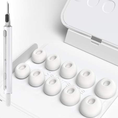 Apple AirPods Pro 3 Ørepropper – 5 Par Silikone Ear Tips – kompatibelt tilbehør