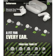 Apple AirPods Pro 3 Ørepropper – 5 Par Silikone Ear Tips – kompatibelt tilbehør
