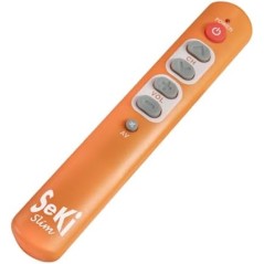 SeKi Slim Universal Fjernbetjening – Orange – Til Seniorer og Børn